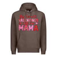 Coffee my favorite valentines call me mama Premium Hoodie - texasbilliewilder