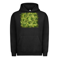 Pigment Black st patrick's day shamrock leopard background Urban Hoodie - RanaPortraitStore