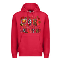 Cardinal just a girl who loves valentine Premium Hoodie - texasbilliewilder