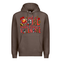 Coffee just a girl who loves valentine Premium Hoodie - texasbilliewilder