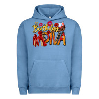 Pigment Pebble Blue birthday diva Urban Hoodie - Zillion Design Studio