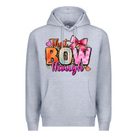 Heather Grey that bow though Premium Hoodie - Zillion Design Studio