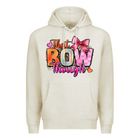 Oatmeal Heather that bow though Premium Hoodie - Zillion Design Studio