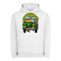 Pigment Lunar Rock St Patrick's Day Truck With Pot Of Gold Horseshoe And Rainbow Urban Hoodie - RanaPortraitStore