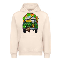 Sandshell St Patrick's Day Truck With Pot Of Gold Horseshoe And Rainbow Urban Hoodie - RanaPortraitStore