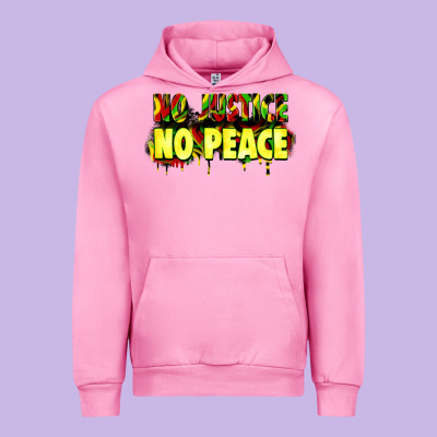 No Justice No Peace Urban Hoodie Designed By Zillion Design Studio