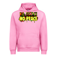 Fuchsia Pink no justice no peace Urban Hoodie - Zillion Design Studio