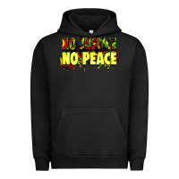 Pigment Black no justice no peace Urban Hoodie - Zillion Design Studio