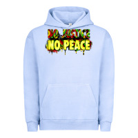 Pigment Grape Ice no justice no peace Urban Hoodie - Zillion Design Studio