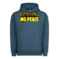 Pigment Midnight Navy no justice no peace Urban Hoodie - Zillion Design Studio
