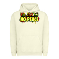 Pigment Pistachio no justice no peace Urban Hoodie - Zillion Design Studio