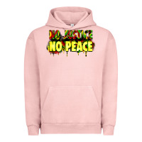 Pigment Salmon no justice no peace Urban Hoodie - Zillion Design Studio