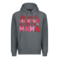 Rock my favorite valentines call me mama Premium Hoodie - texasbilliewilder