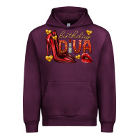 Mauve Wine birthday diva Urban Hoodie - texasbilliewilder