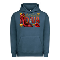 Pigment Midnight Navy birthday diva Urban Hoodie - texasbilliewilder