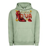 Pigment Oil Green birthday diva Urban Hoodie - texasbilliewilder