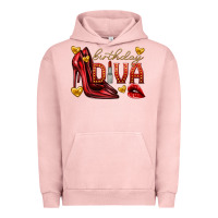 Pigment Salmon birthday diva Urban Hoodie - texasbilliewilder