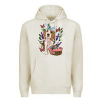Oatmeal Heather Easter Beagle Premium Hoodie - RanaPortraitStore