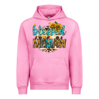 Fuchsia Pink blessed memaw with sunflowers Urban Hoodie - texasbilliewilder