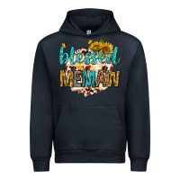 Navy blessed memaw with sunflowers Urban Hoodie - texasbilliewilder