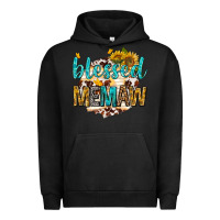 Pigment Black blessed memaw with sunflowers Urban Hoodie - texasbilliewilder