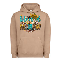 Pigment Burro blessed memaw with sunflowers Urban Hoodie - texasbilliewilder