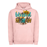 Pigment Salmon blessed memaw with sunflowers Urban Hoodie - texasbilliewilder