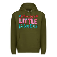 Army Green momys little valentine Premium Hoodie - texasbilliewilder