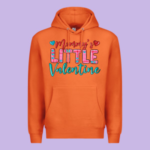Momys Little Valentine Premium Hoodie Designed By Texasbilliewilder