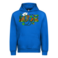 Cobalt st patricks day love nurse Urban Hoodie - RanaPortraitStore