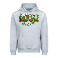 Heather Grey st patricks day love nurse Urban Hoodie - RanaPortraitStore