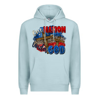 Blue Mist one nation under god Premium Hoodie - Zillion Design Studio