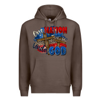 Coffee one nation under god Premium Hoodie - Zillion Design Studio
