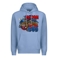 Colony Blue one nation under god Premium Hoodie - Zillion Design Studio