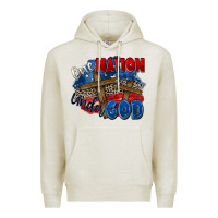 Oatmeal Heather one nation under god Premium Hoodie - Zillion Design Studio