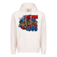 Pale Pink one nation under god Premium Hoodie - Zillion Design Studio