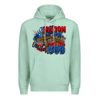 Seafoam one nation under god Premium Hoodie - Zillion Design Studio