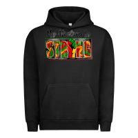 Pigment Black my history is strong Urban Hoodie - Zillion Design Studio