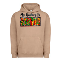 Pigment Burro my history is strong Urban Hoodie - Zillion Design Studio