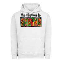 Pigment Lunar Rock my history is strong Urban Hoodie - Zillion Design Studio