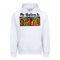 White my history is strong Urban Hoodie - Zillion Design Studio