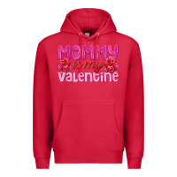 Cardinal mommy is valentine Premium Hoodie - texasbilliewilder