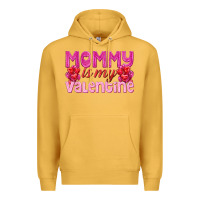 Mustard mommy is valentine Premium Hoodie - texasbilliewilder