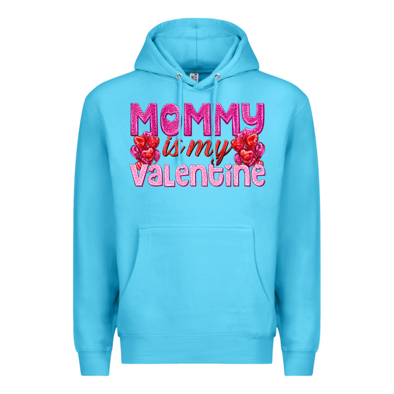 Mommy Is Valentine Premium Hoodie by texasbilliewilder | Teevron