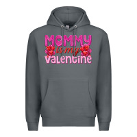 Rock mommy is valentine Premium Hoodie - texasbilliewilder