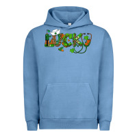 Pigment Pebble Blue st patricks day lucky nurse Urban Hoodie - RanaPortraitStore