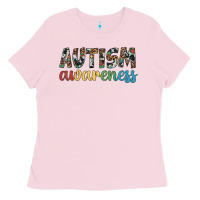 Bubblegum Pink autism awareness Ladies Tee - Artiststas