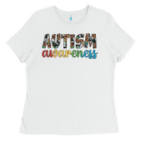 White autism awareness Ladies Tee - Artiststas