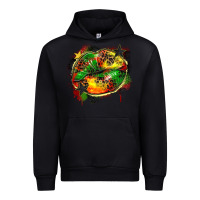 Black juneteenth lips Urban Hoodie - Zillion Design Studio