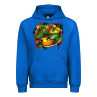 Cobalt juneteenth lips Urban Hoodie - Zillion Design Studio